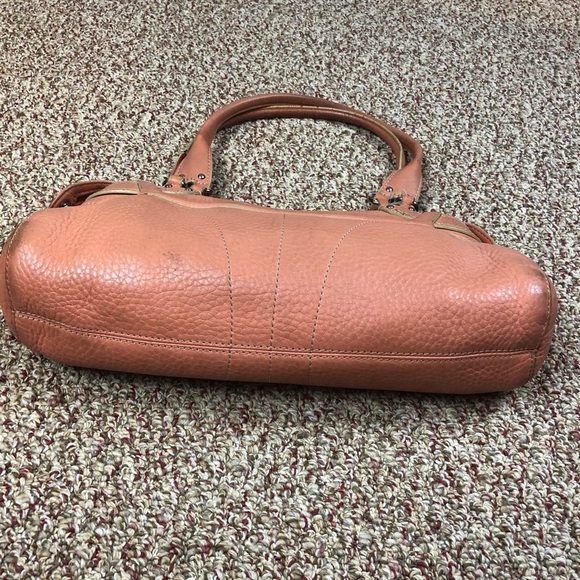 Vintage Salmon Cole Haan Shoulder Purse - Picture 4 of 9